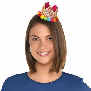 Party City Happy Birthday Girl Sprinkles crown clip